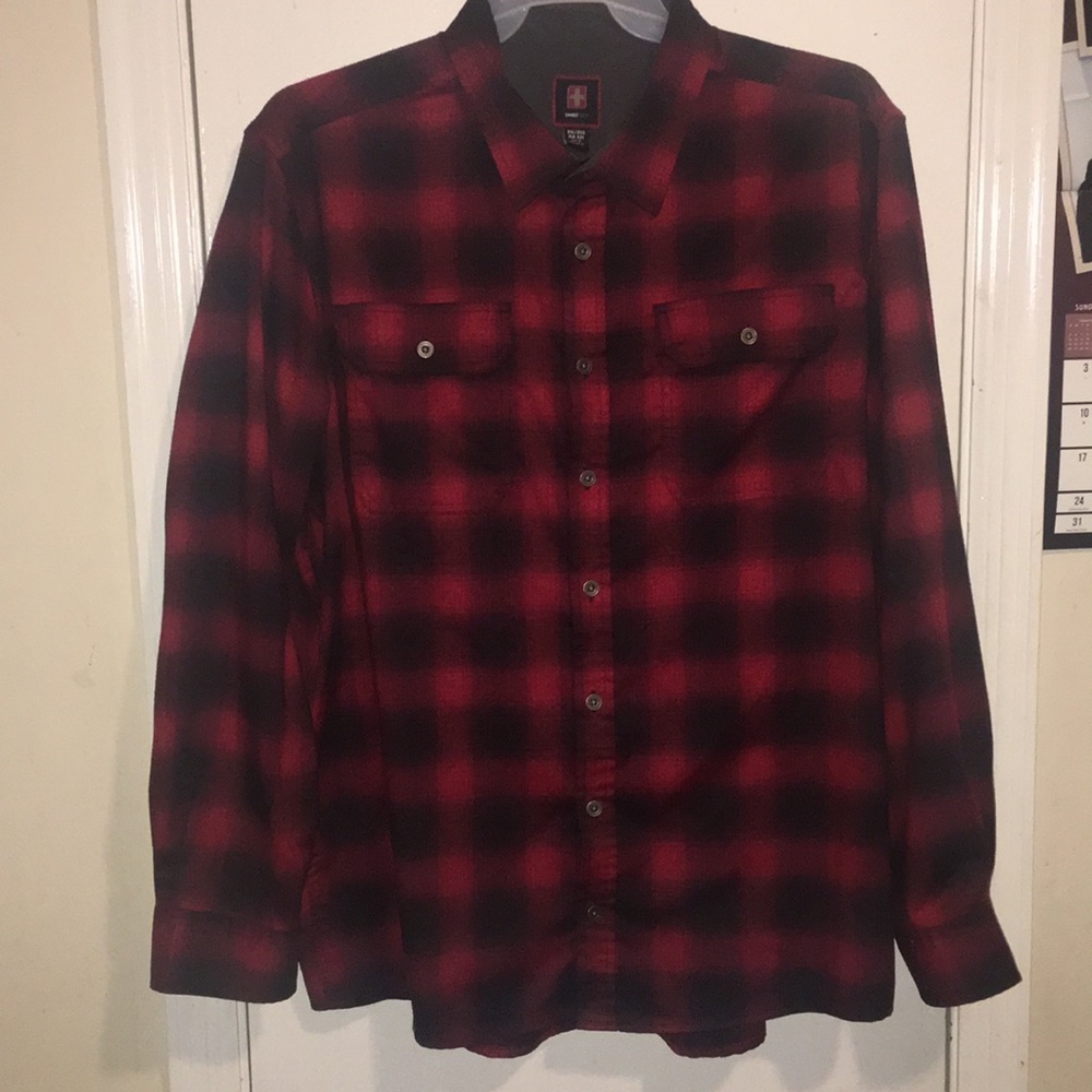 Swiss gear flannel worn once.